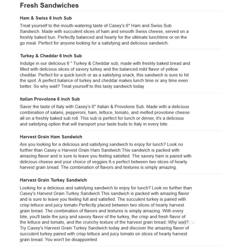 Caseys Carry Out Pizza - Laddonia, MO menu_pic