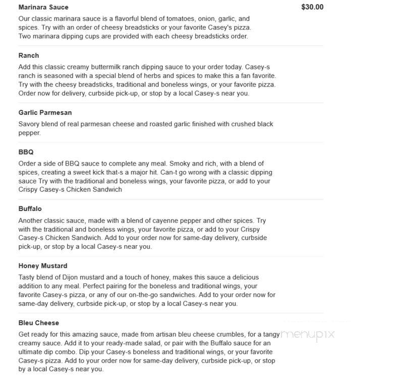 Caseys Carry Out Pizza - Laddonia, MO menu_pic