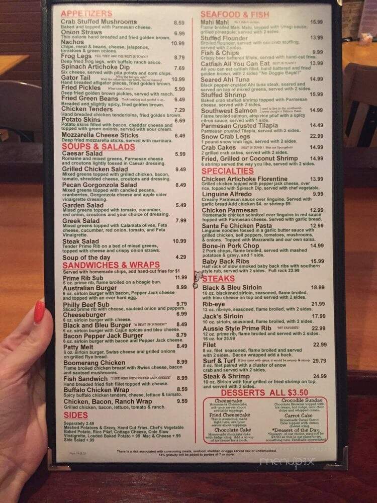 Jack's Diner - Saint Robert, MO menu_pic