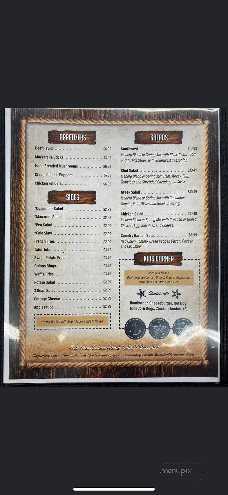 Perche Creek Cafe - Columbia, MO menu_pic