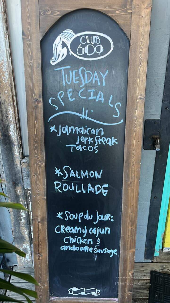 Club 609 - Joplin, MO menu_pic