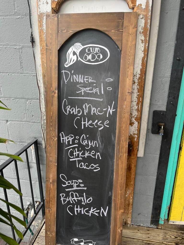 Club 609 - Joplin, MO menu_pic