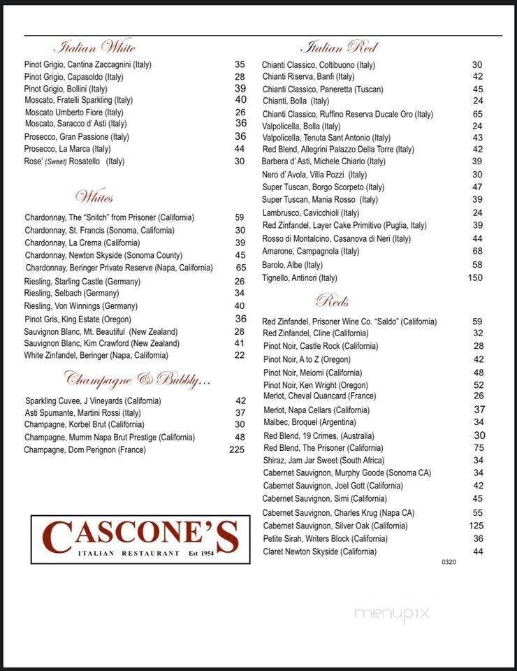Cascone's Italian Restaurant - Kansas City, MO