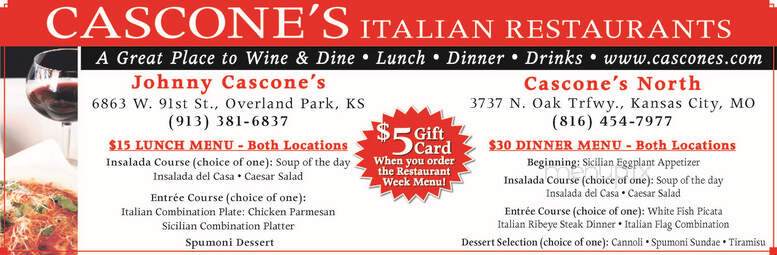 Cascone's Italian Restaurant - Kansas City, MO