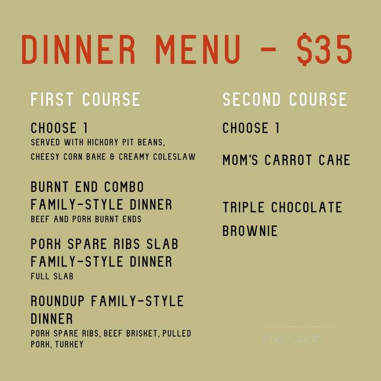 Fiorella's Jack Stack Barbeque - Kansas City, MO menu_pic