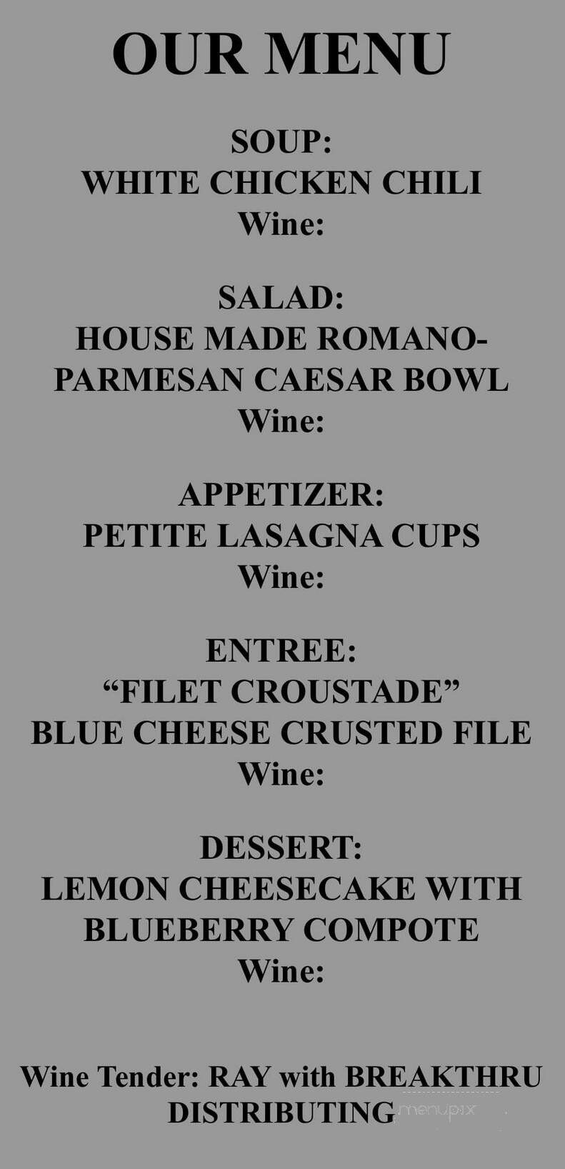 Donatelli's Bistro - Lake Saint Louis, MO menu_pic