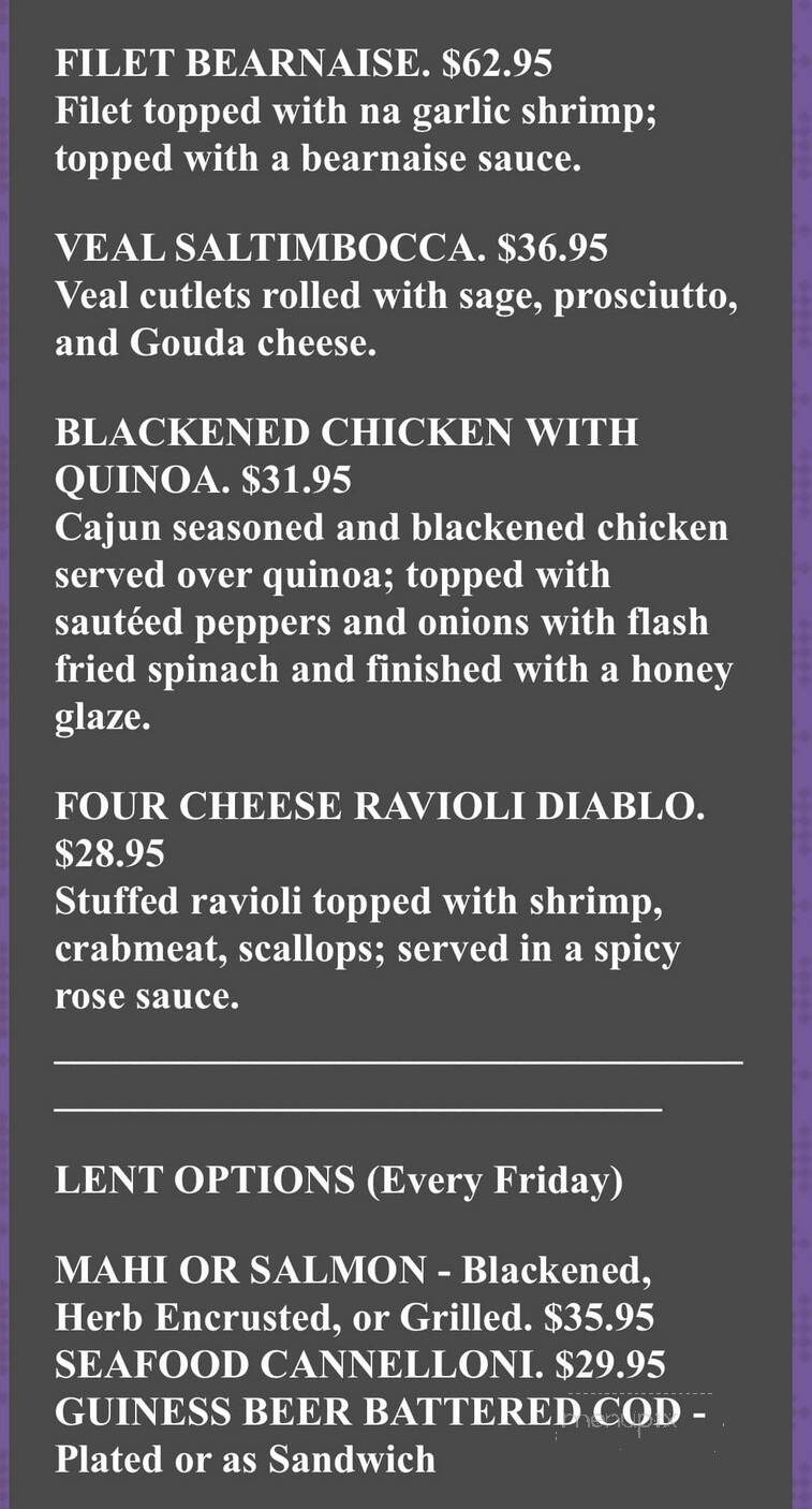 Donatelli's Bistro - Lake Saint Louis, MO menu_pic