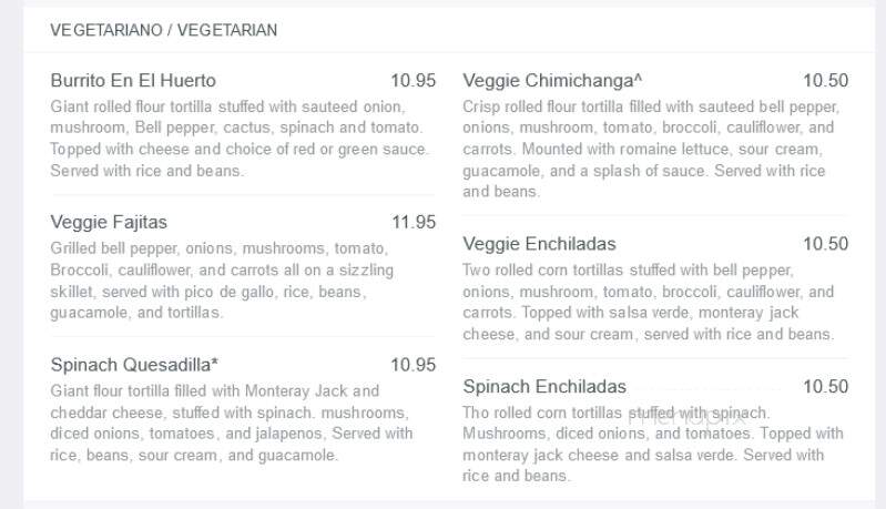 Los Caporales - Columbia Falls, MT menu_pic