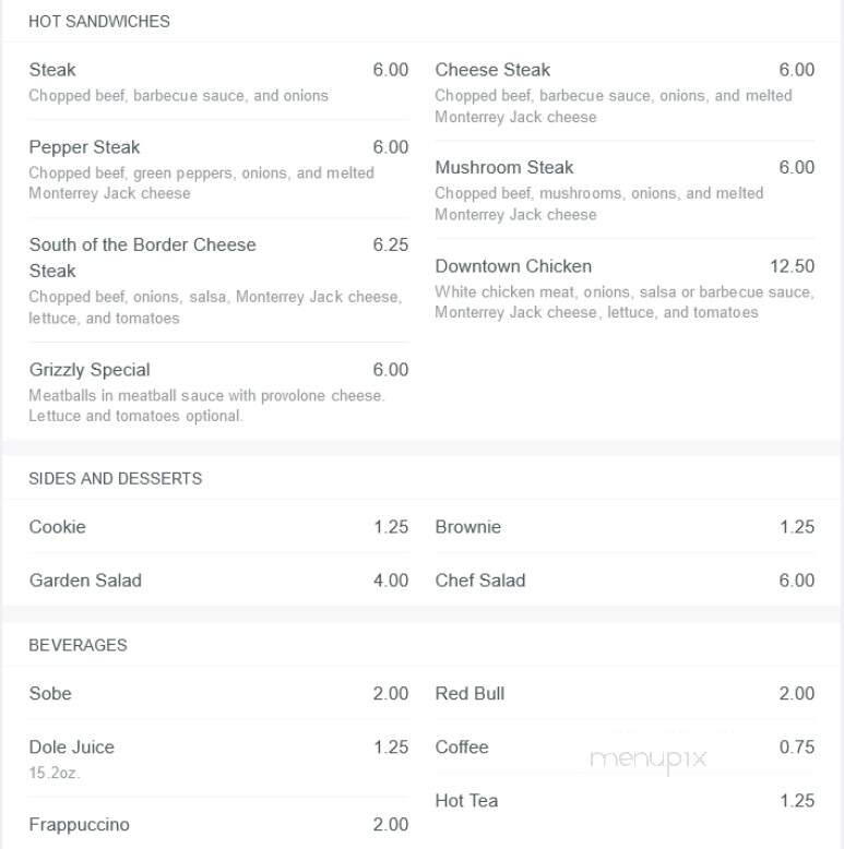 Pickle Barrel - Missoula, MT menu_pic
