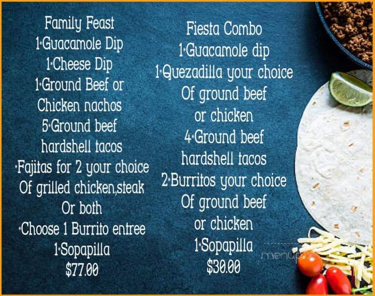 El Toro Mexican Restaurant - Grand Island, NE menu_pic