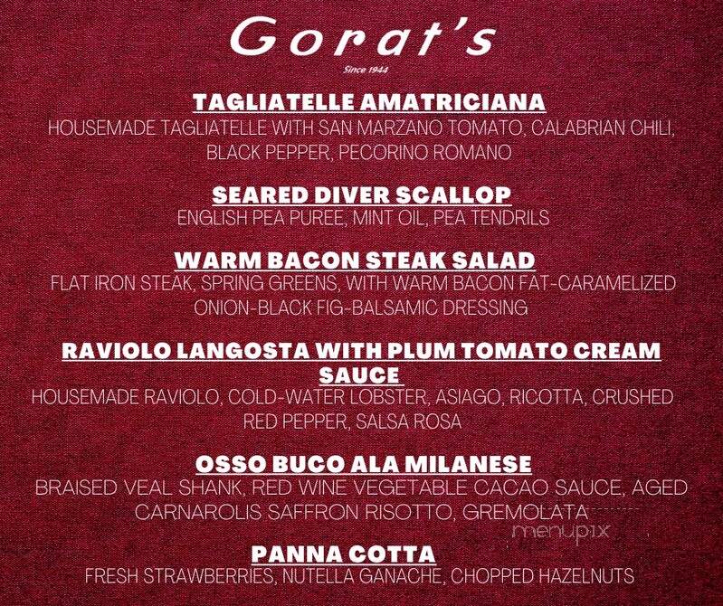 Gorat's Steakhouse - Omaha, NE