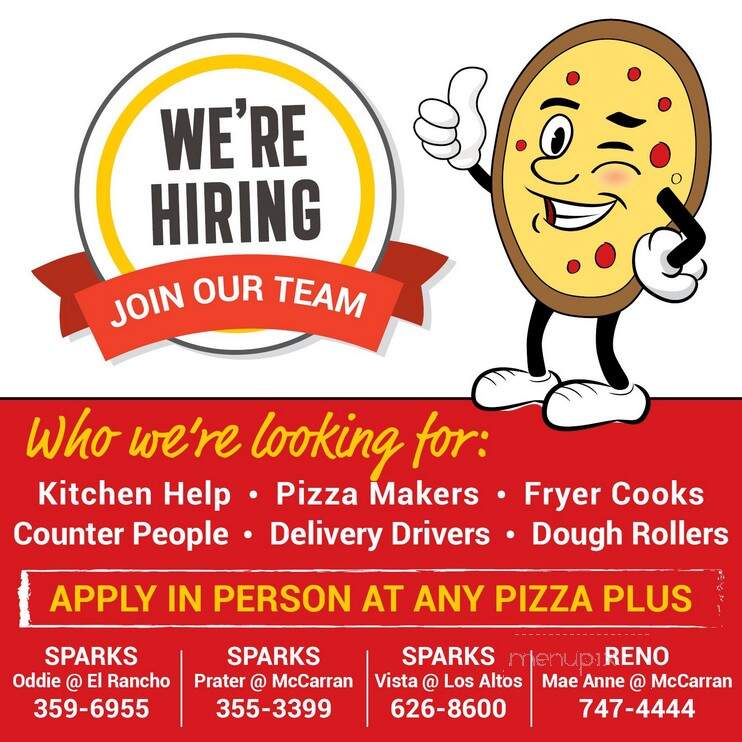 Pizza Plus - Sparks, NV menu_pic