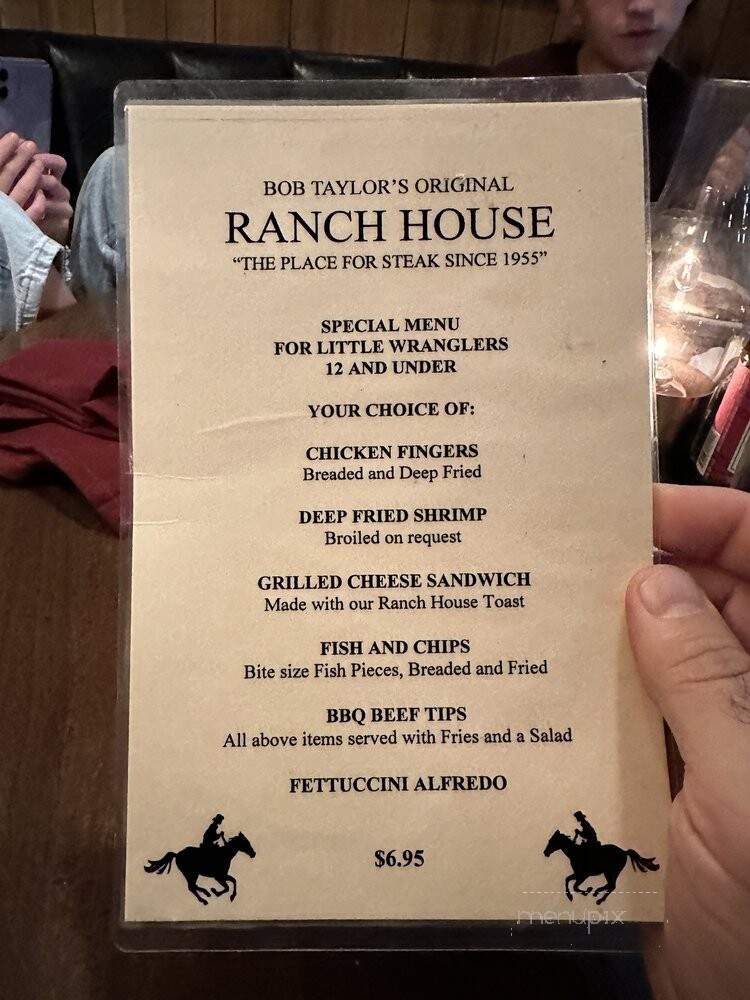 Bob Taylor's Ranch House - Las Vegas, NV menu_pic