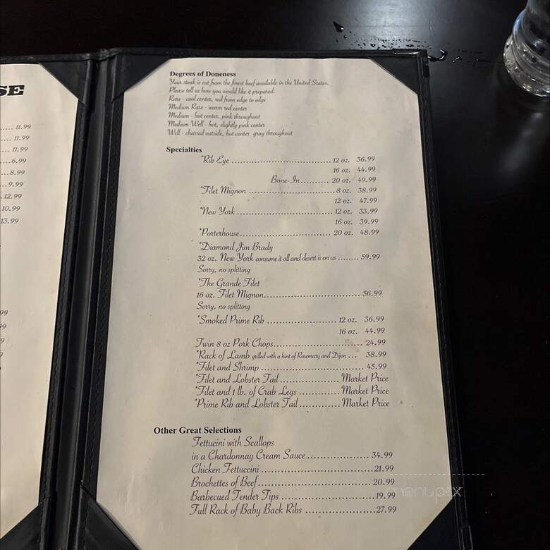 Bob Taylor's Ranch House - Las Vegas, NV menu_pic
