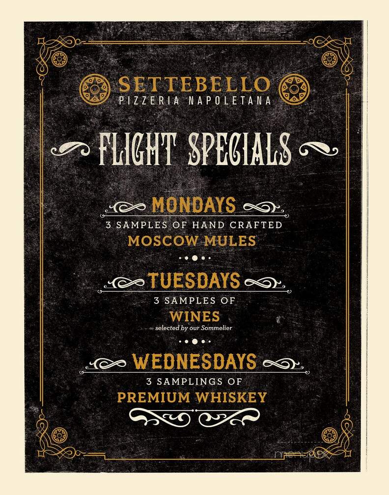 Settebellos - Henderson, NV menu_pic