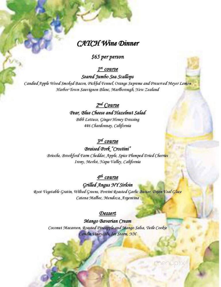 Centennial Inn - Concord, NH menu_pic