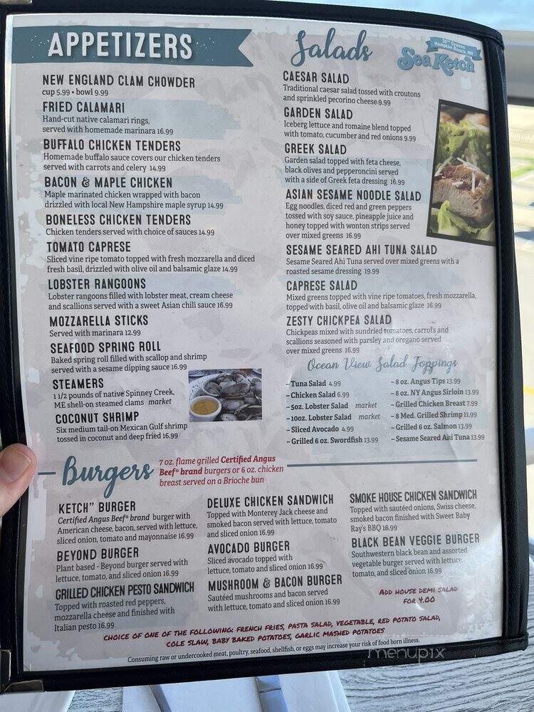 Sea Ketch - Hampton, NH menu_pic