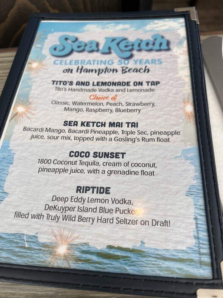 Sea Ketch - Hampton, NH menu_pic