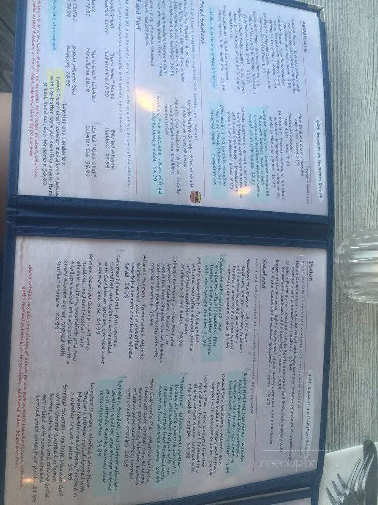 Sea Ketch - Hampton, NH menu_pic