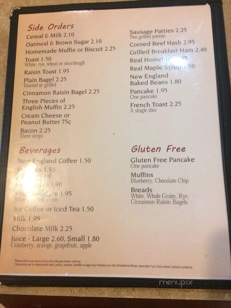 Veano's Italian Kitchen - Concord, NH menu_pic