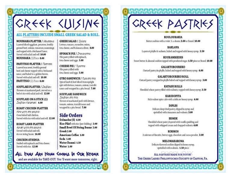 Jimmy's On The Delaware - Phillipsburg, NJ menu_pic