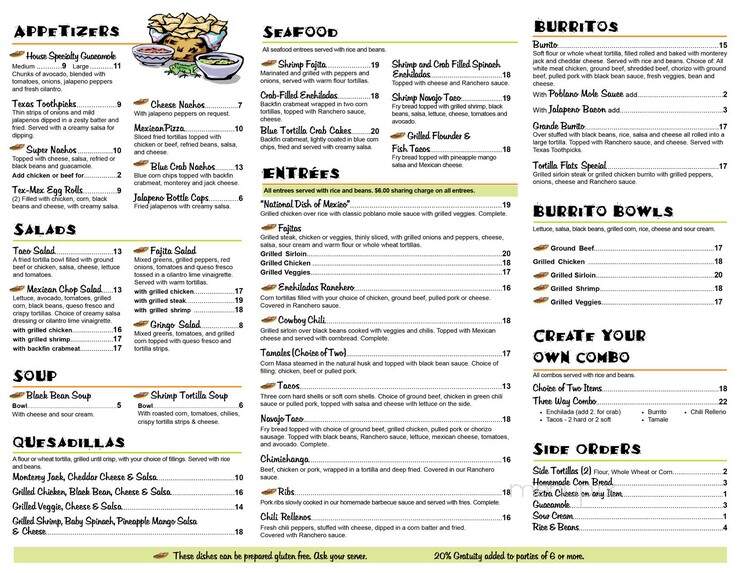 Tortilla Flats - Avalon, NJ menu_pic