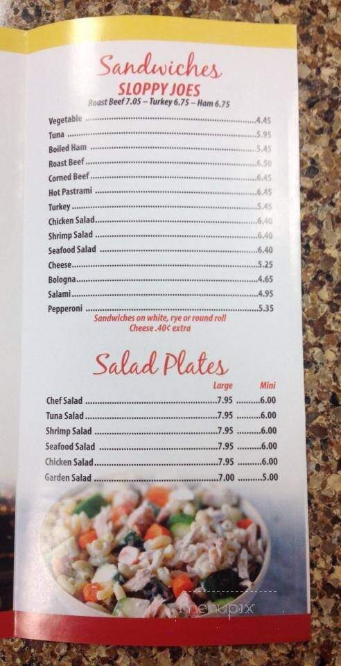 Sub Pub - Chester, NJ menu_pic