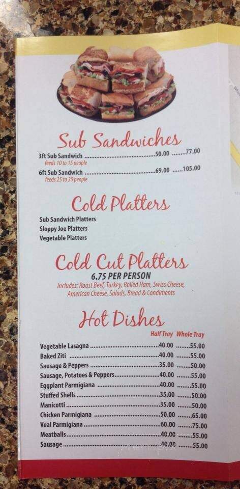 Sub Pub - Chester, NJ menu_pic