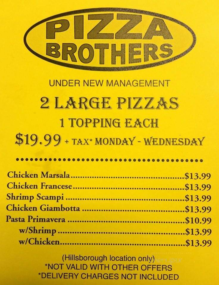 Pizza Brothers - Hillsborough, NJ
