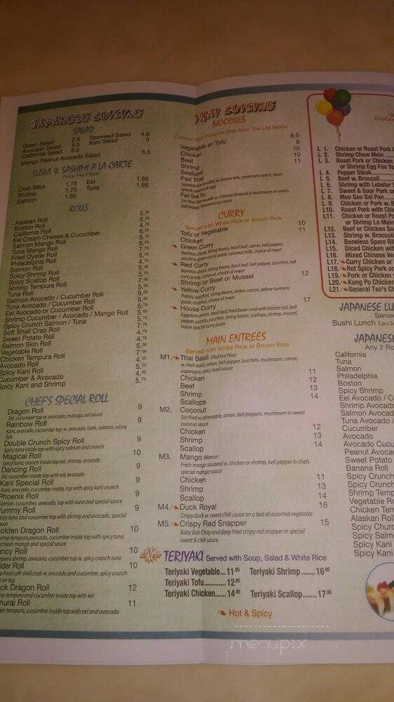 Hop Hing Chinese Restaurant - Berkeley Heights, NJ menu_pic