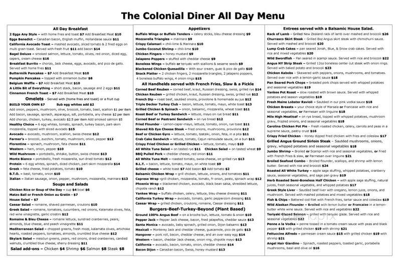 Colonial Diner - East Brunswick, NJ