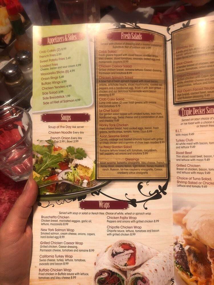 Le Peep Restaurant - Edison, NJ menu_pic