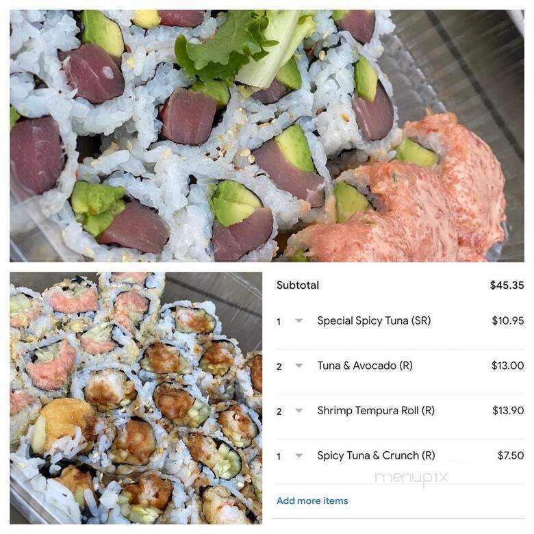 Mr Sushi - Pompton Lakes, NJ menu_pic