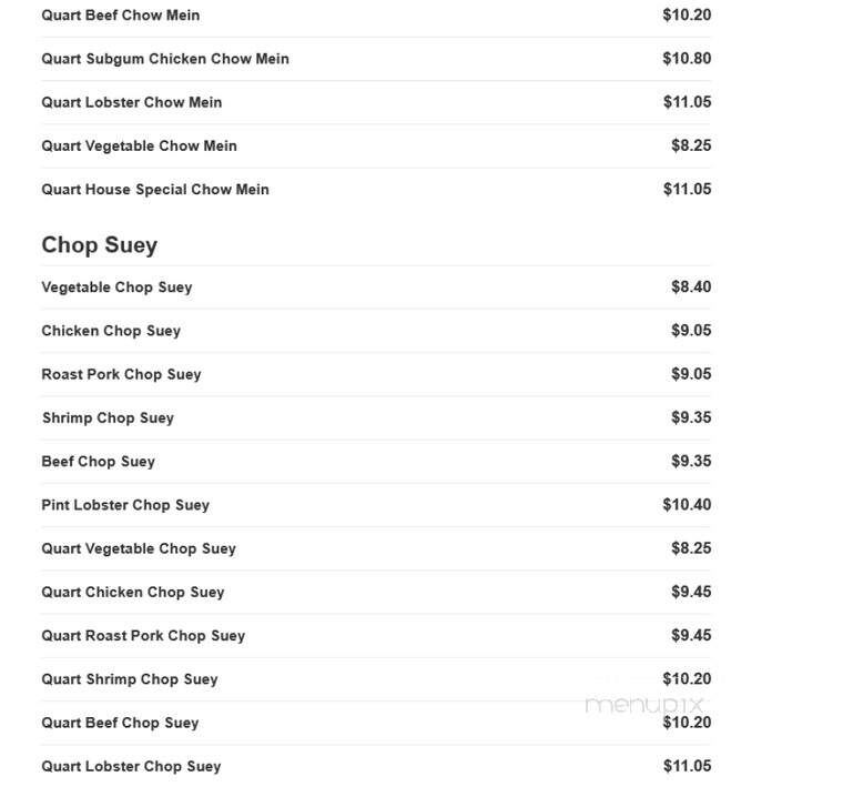 Golden China - Pequannock, NJ menu_pic