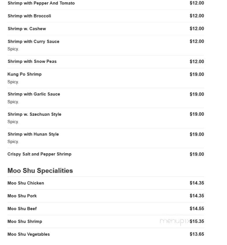 Golden China - Pequannock, NJ menu_pic