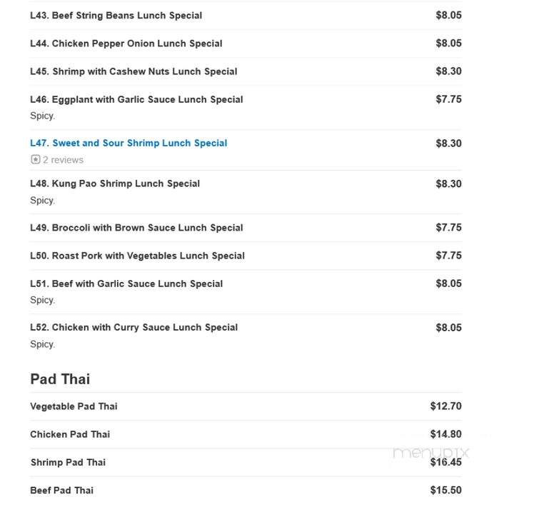 Golden China - Pequannock, NJ menu_pic