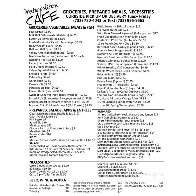 Metropolitan Cafe - Freehold, NJ