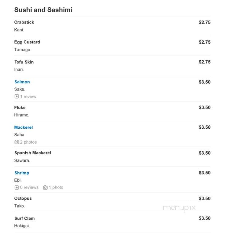 Makoto Japanese Steakhouse - Manahawkin, NJ menu_pic
