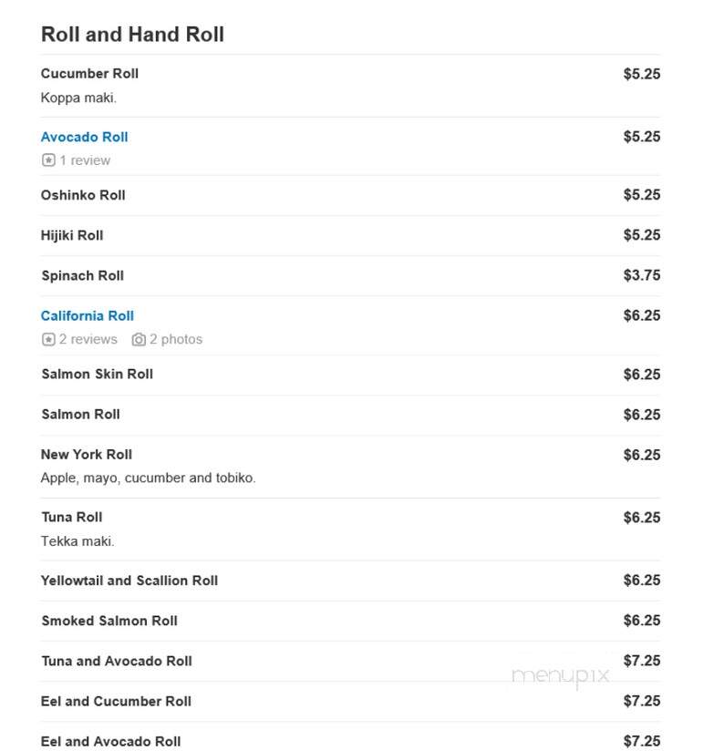 Makoto Japanese Steakhouse - Manahawkin, NJ menu_pic