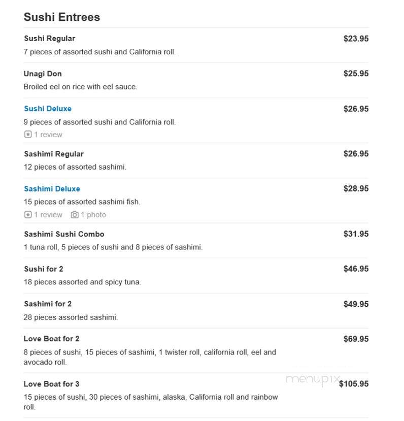 Makoto Japanese Steakhouse - Manahawkin, NJ menu_pic