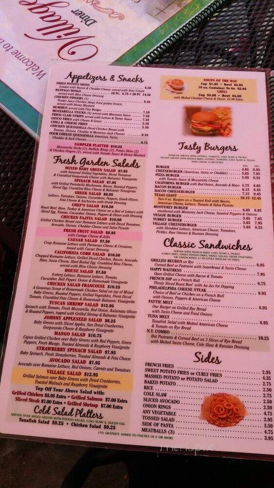 Village Diner - South Orange, NJ menu_pic