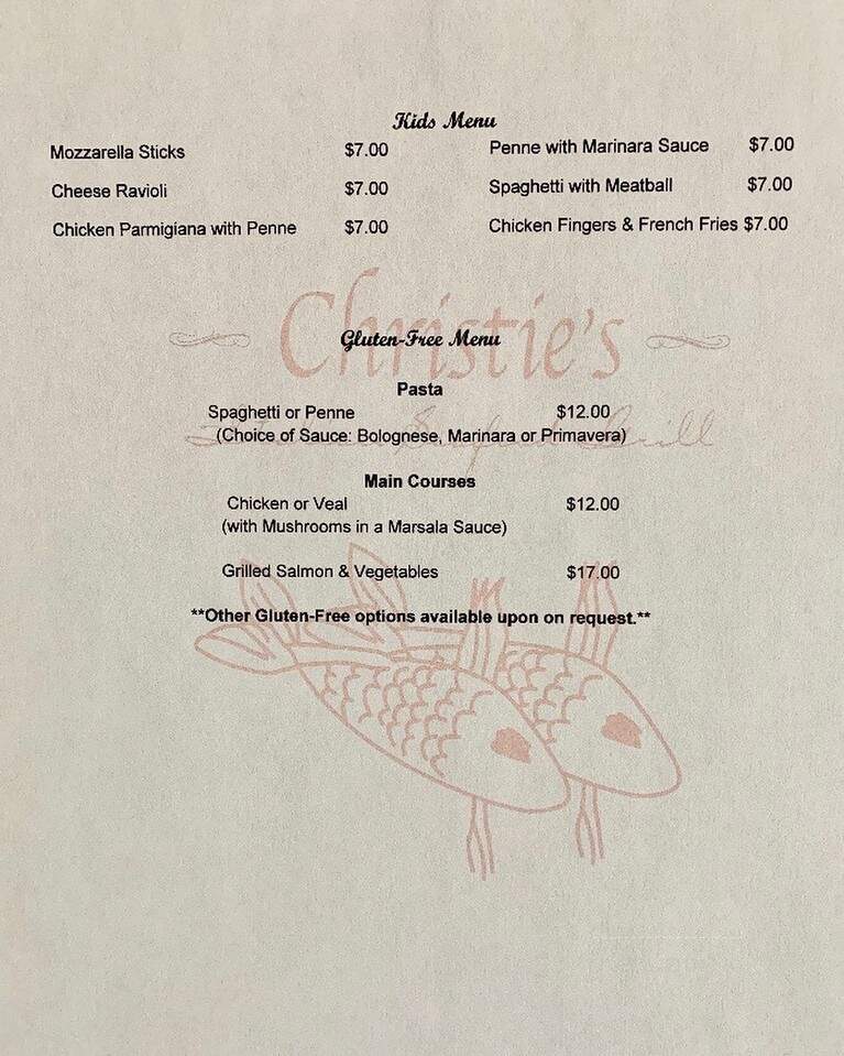 Christie's Italian Seafood - Howell, NJ