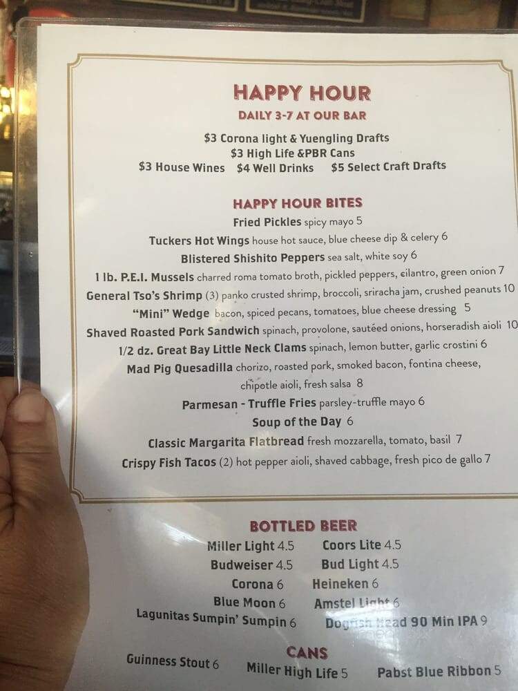 Tucker's Restaurant - Beach Haven, NJ menu_pic