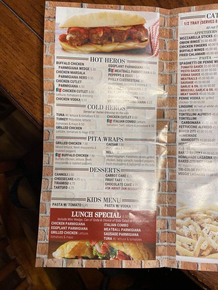 Clifton Village Pizza - Clifton, NJ menu_pic
