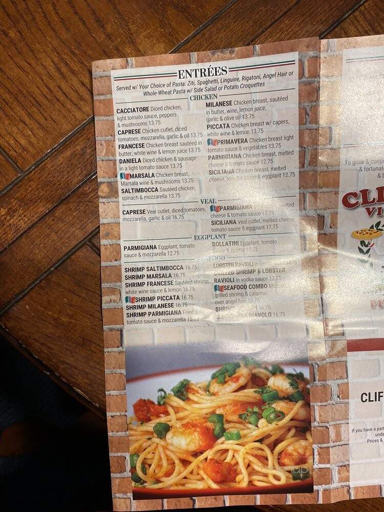 Clifton Village Pizza - Clifton, NJ menu_pic