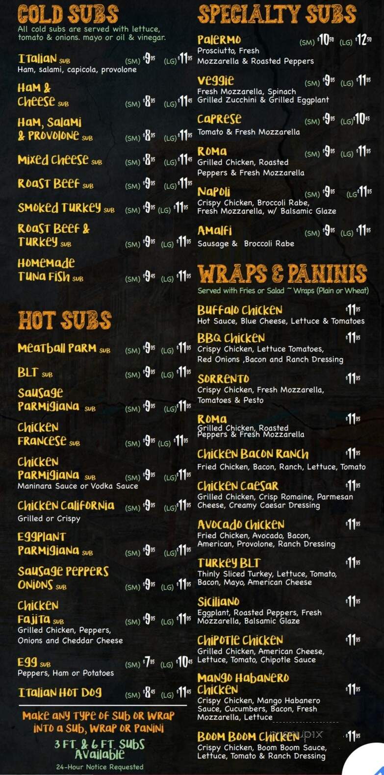 Anthony's Pizzeria - Lanoka Harbor, NJ menu_pic