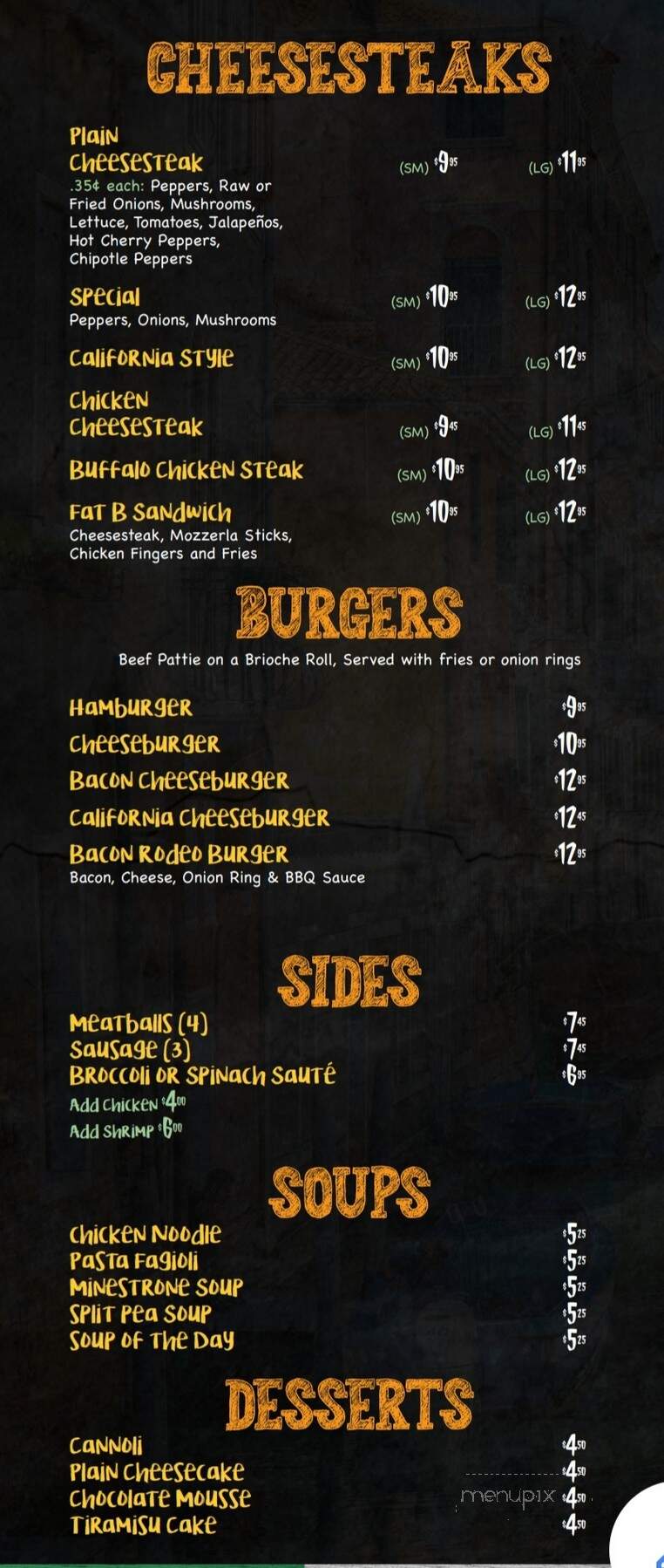 Anthony's Pizzeria - Lanoka Harbor, NJ menu_pic