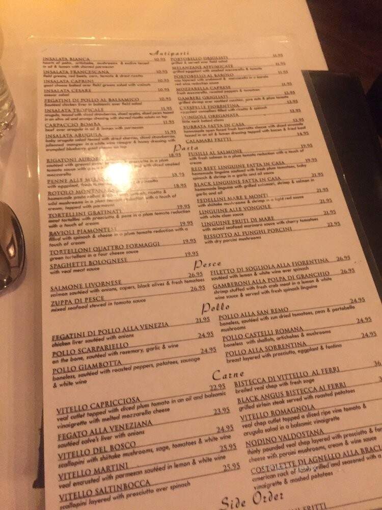 Da Noi - Bayonne, NJ menu_pic