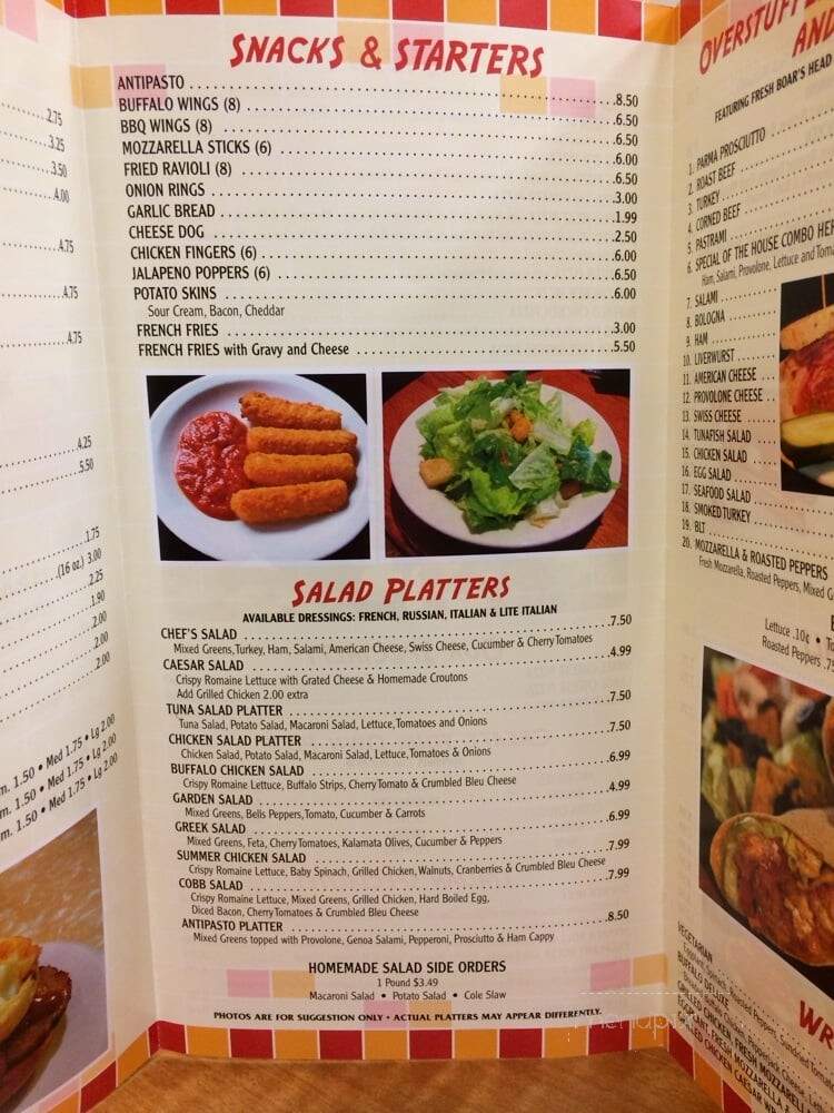 Marc's Deli & Pizzeria - Park Ridge, NJ menu_pic