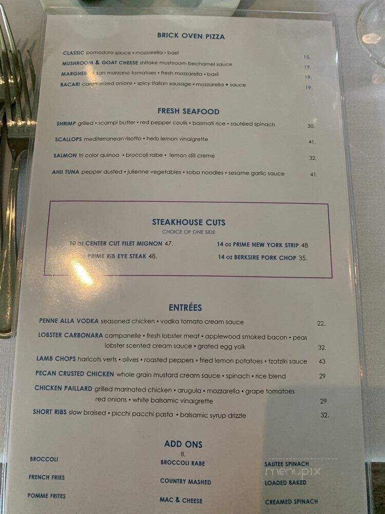 Bacari Grill - Washington Township, NJ menu_pic